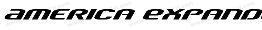 America Expanded字体转换